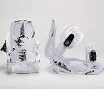 New UNISEX LARGE WHITE BINDINGS 6-11 11860-ERKWHITE611