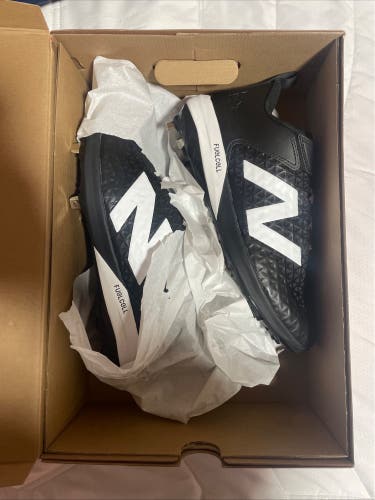 Black Men's Size M 11.0 (W 12.0) Adult New Balance 4040 Low Top Metal (New)
