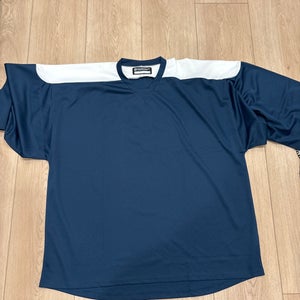 Navy Blue Goalie Cut Men's Jersey (New)