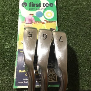 PXG 0311XF Forged Irons Set (5-7 Irons) Seniors Steelfiber i70 Graphite (+1/2)