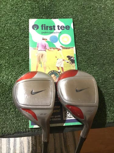 Nike CPR Hybrids Set (22* Hybrid & 26* Hybrid) Regular Graphite Shafts