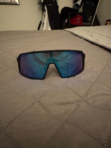 Oakley Sutro Sunglasses Prizm Sapphire Lenses, Matte Black Frame