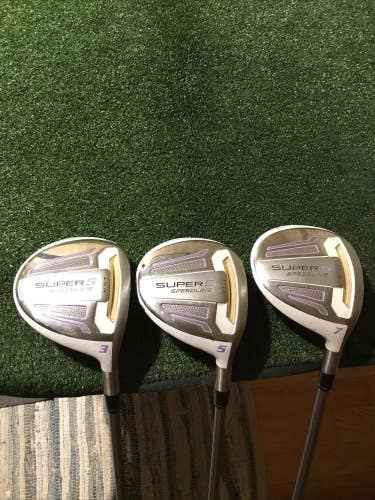 Adams Ladies Speedline VST Woods Set 3W, 5W, 7W Matrix HD Radix S IV Graphite