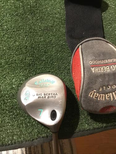 Callaway Ladies big Bertha War Bird Heavenwood 7 Wood Ladies Gems Graphite Shaft