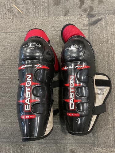 Used Easton IDEAL FIT Junior Shin Guards Black 10" 11614-S000228532