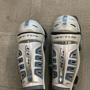 Used CCM VECTOR Intermediate Shin Guards Grey 10" 11614-S000228533