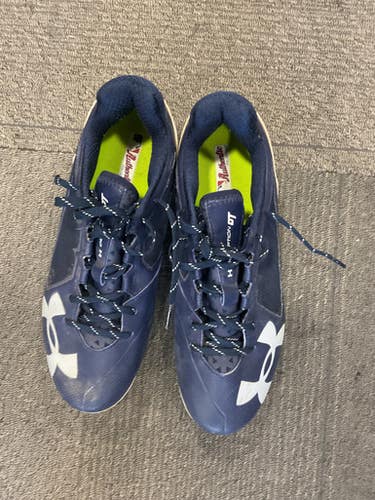 Used Under Armour CLUTCH FIT BB/SB Cleats Navy Blue Senior 10 11614-S000228528