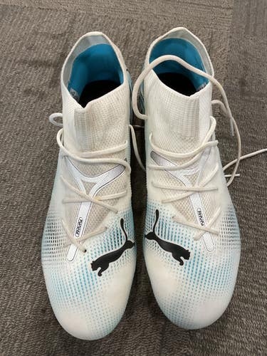 Used Puma Soccer Cleats White Senior 10 11614-S000228507