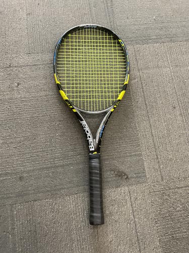 Used Babolat AERO PURE DRIVE Adult Tennis Racquet Grey 4 5/8" 11614-S000228453