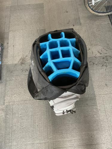 Used Taylormade 15 WAY BAG Mens Cart Bag Royal Blue 11614-S000228444