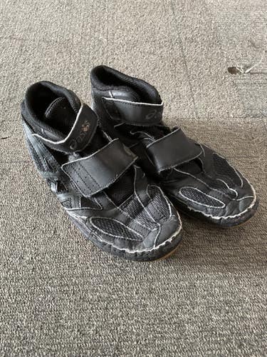 Used Asics Wrestling Shoes Black Junior 03 11614-S000228441
