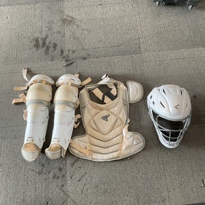 Used Easton JEN SCHRO FUNDAMENTAL SET Catchers Chest Protector White Youth 11614-S000228439