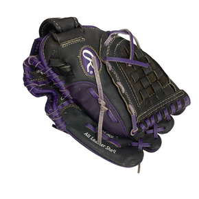 Used Rawlings HIGHLIGHT SERIES BB/SB Glove RH Throw Black 11 1/2" 11613-S000175028