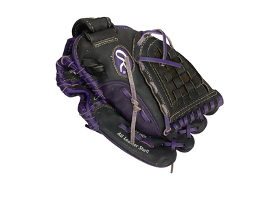 Used Rawlings HIGHLIGHT SERIES BB/SB Glove RH Throw Black 11 1/2" 11613-S000175028