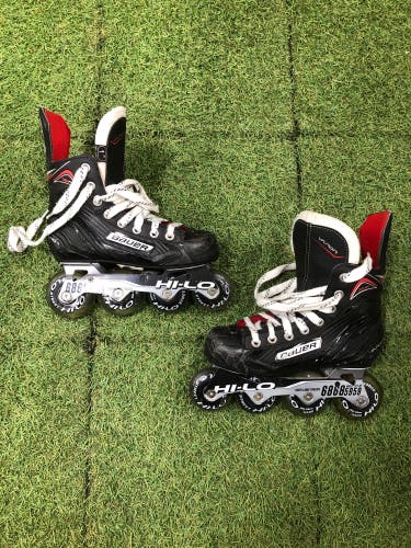 Junior Bauer Vapor XR300 Inline Skates Regular Width Size 1.0 (Used)