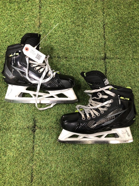 Senior Bauer Elite Hockey Goalie Skates 8.5 | Fit 2 (Used)