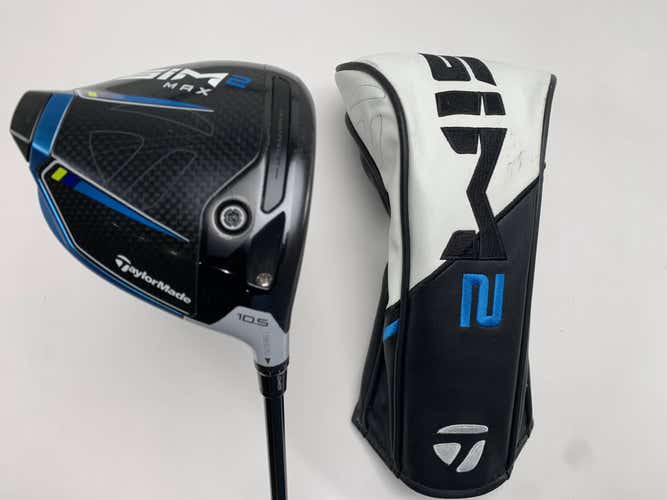 TaylorMade SIM2 MAX Driver 10.5* Fujikura Vista Pro 45 R2 Senior Mens RH HC