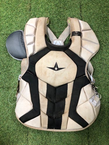 White Adult All Star System 7 Catcher's Chest Protector (Used)