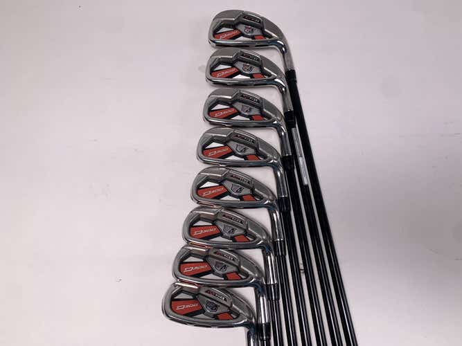 Wilson D300 Iron Set 4-PW+GW Matrix Speed Rul-Z 53g Senior Graphite Mens RH