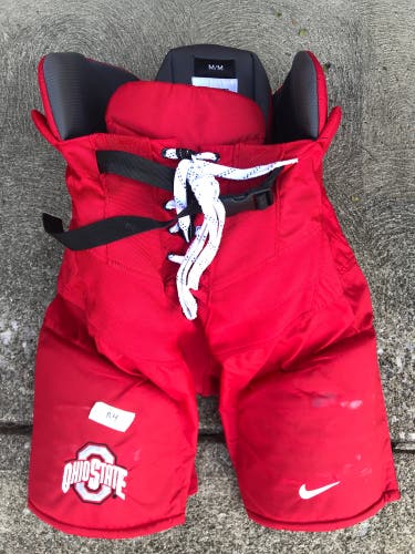 R4 USED OHIO STATE RED BAUER NIKE PANTS - MEDIUM
