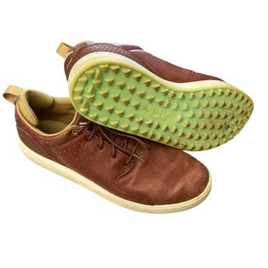 Used Adidas Mens Golf Shoes Maroon Senior 11 11760-S000086228