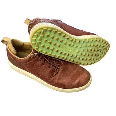 Used Adidas Mens Golf Shoes Maroon Senior 11 11760-S000086228