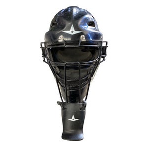 Used All-Star CATCHERS HELMET Catchers Helmet w/Mask Black MD 11760-S000086210
