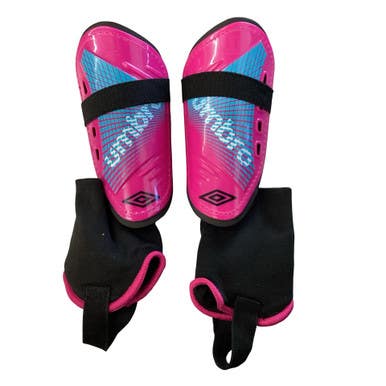 Used Umbro Soccer Shin Guards Youth Pink MD 11760-S000086208