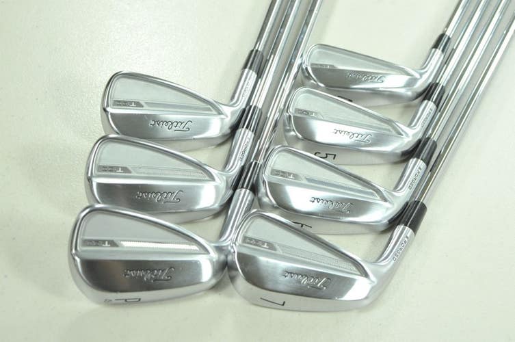 LEFT HANDED Titleist T100 2023 4-PW Iron Set Stiff NS Pro Modus3 Steel #208392