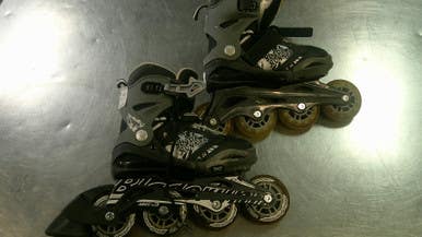 Used Bladerunner ADJ 11-1 Child Roller Quad Skates Black Adjustable 11868-S000067013