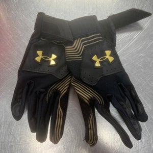 Used Under Armour BB/SB Batting Gloves Black SM 11497-S000154713