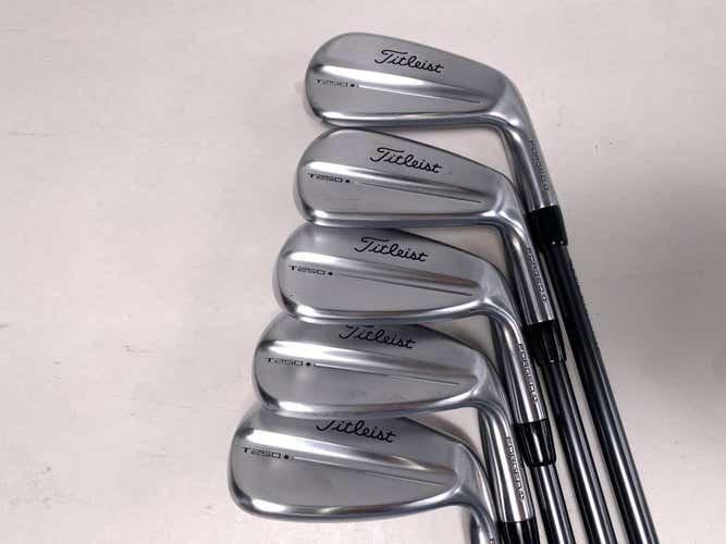 Titleist T250 2025 Iron Set 6-PW Mitsubishi Chemical MMT 65g Regular Mens RH