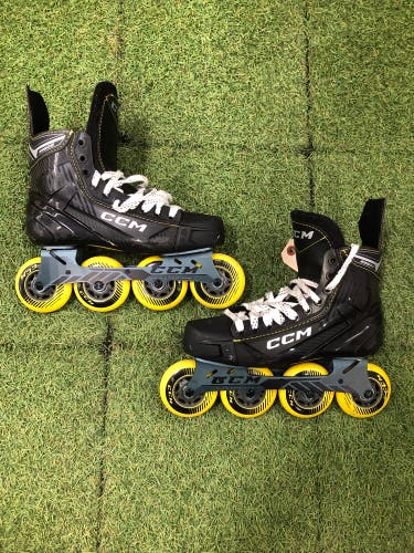 Senior CCM Super Tacks 9350 Inline Skates Regular Width Size 7.0 (Used)