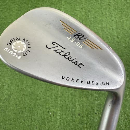 Titleist Vokey SM4 Chrome Wedge 48 06 Project X Rifle 6.5 Extra Stiff Flex