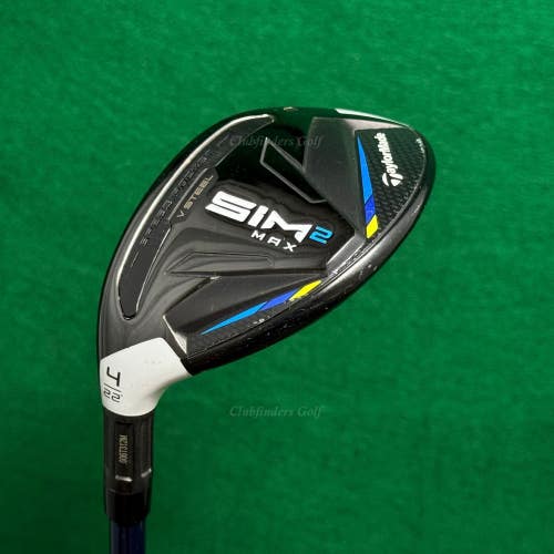 LH TaylorMade SIM 2 MAX 22 4 Hybrid Fujikura Ventus Blue 6-R Graphite Regular