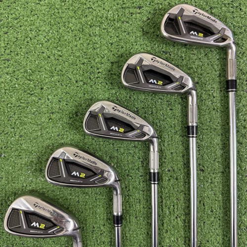 Taylormade M2 2017 Iron Set 5-9 Regular Flex Fst Reax Steel +1 Long