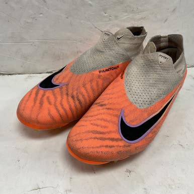 Used Nike Phantom GX Elite DF DZ3487-800 Soccer Cleats White And Orange Senior 12 11855-S000197419