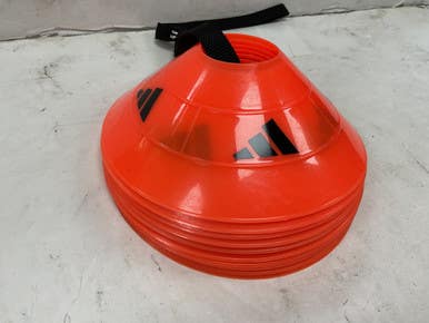 Used Adidas Soccer Field Markers 10pk Orange 11855-S000197416