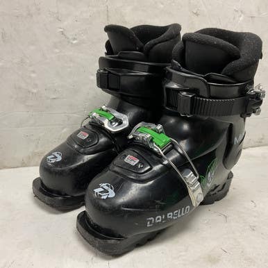 Used Dalbello GREEN MENACE 2 GW Boys DH Ski Boot Black And Green 205 MP - J01 11855-S000197391