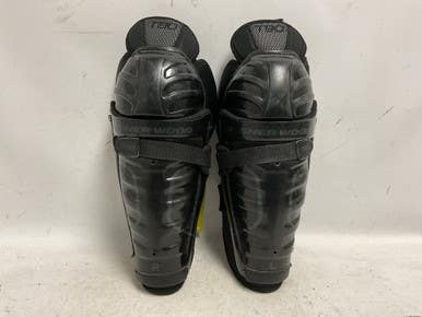 Used Sher-wood T90 Junior Shin Guards Black 12" 11855-S000197368