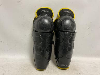 Used Easton RS Junior Shin Guards Black And Yellow 12" 11855-S000197364