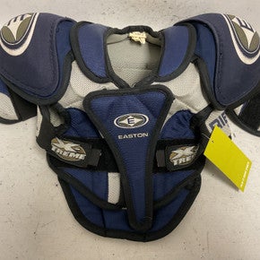 Used Easton X-TREME Junior Shoulder Pads Navy Blue SM 11855-S000197358