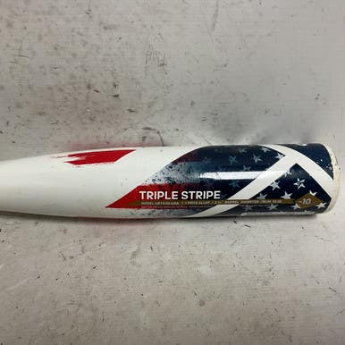 Used Adidas Triple Stripe ABTB20-USA USA 2 1/4 Baseball Bat White/Red/Navy 25" 11855-S000197554