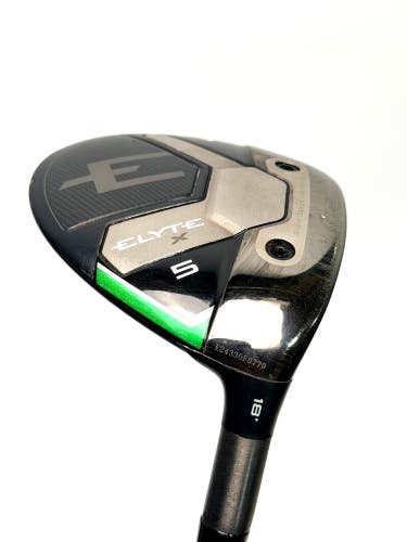 Callaway Elyte X 5 Wood 18 Denali Black 70g X-Stiff Flex Fairway Wood