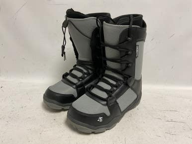 Used Element 5TH ST-1 Mens Snowboard Boots Black And Grey Senior 12 11855-S000197546