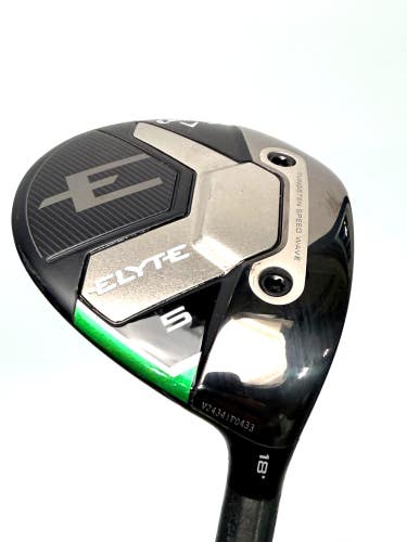 Callaway Elyte 5 Wood 18 Denali Charcoal 70g Stiff Flex Fairway Wood