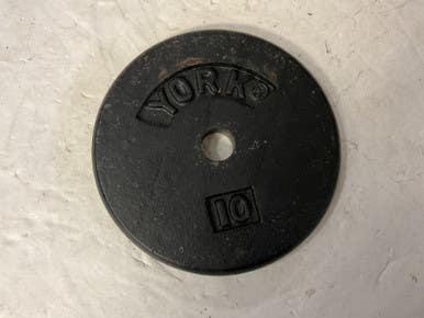 Used York Standard Plate Black 10 lb 11855-S000197526