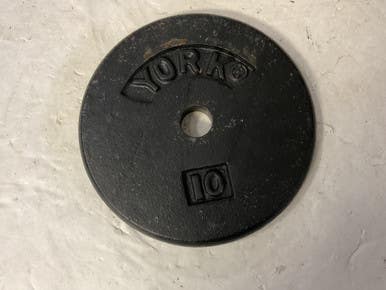Used York Standard Plate Black 10 lb 11855-S000197528