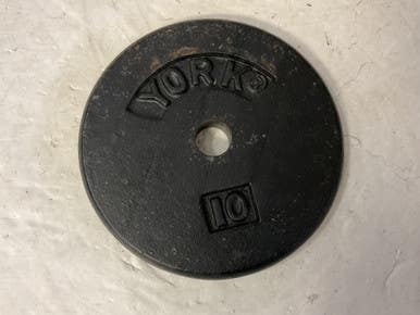 Used York Standard Plate Black 10 lb 11855-S000197525