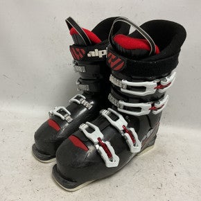 Used Alpina AJ4 JUNIOR Boys DH Ski Boot White/Black/Red 255 MP - M07.5 - W08.5 11855-S000197500